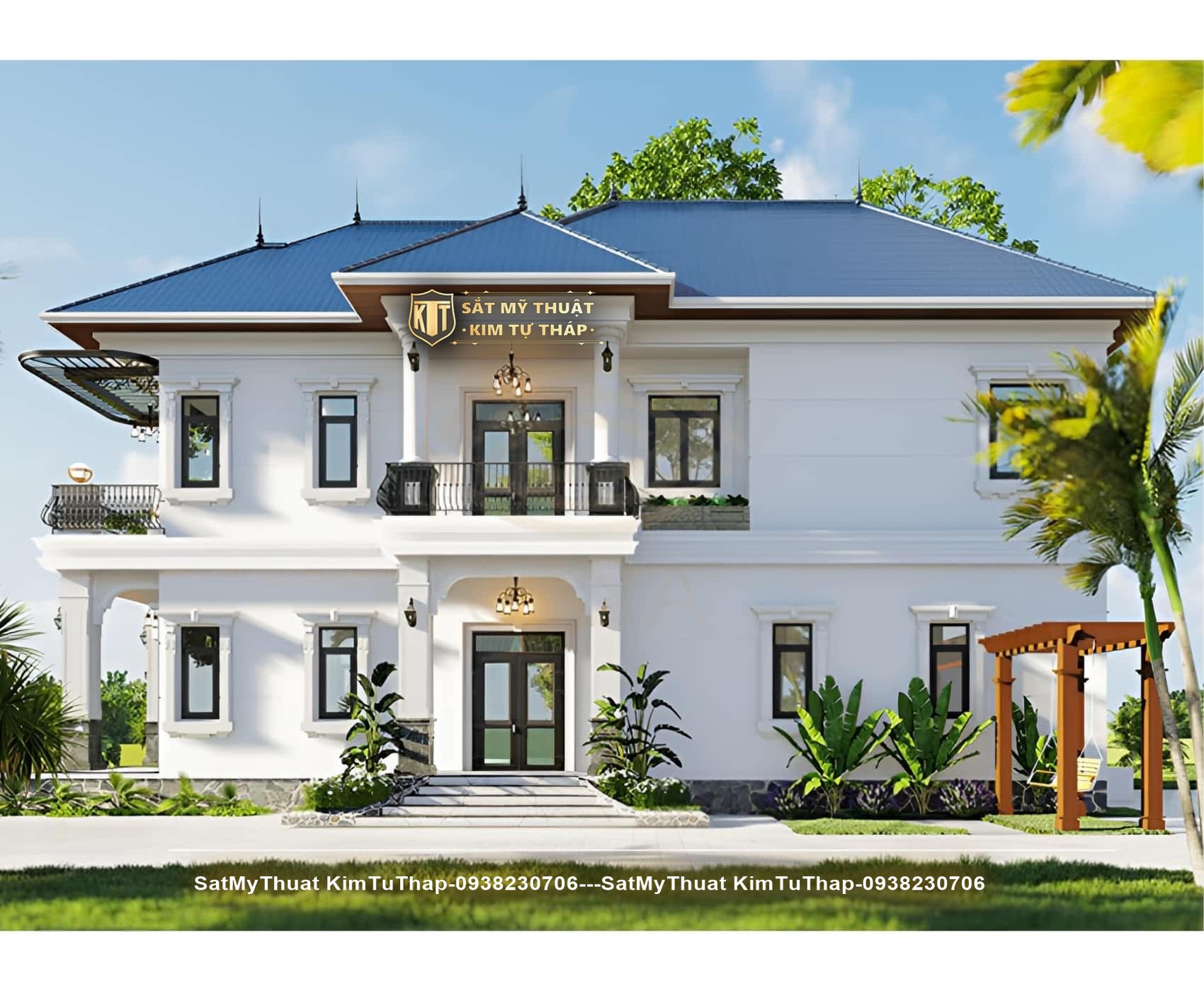 Biệt thự nhà vườn 2 tầng tiện nghi