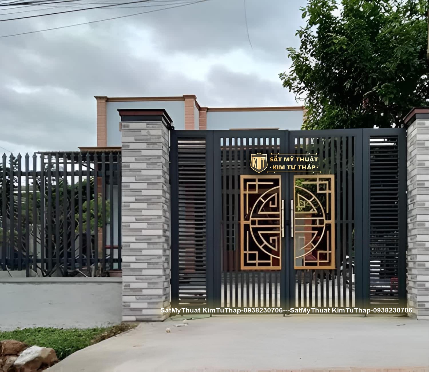 102+ mẫu cửa cổng sắt 4 cánh đẹp đơn giản & hiện đại giá rẻ nhất hiện nay Cổng sắt rào 4 cánh đẹp thời thượng