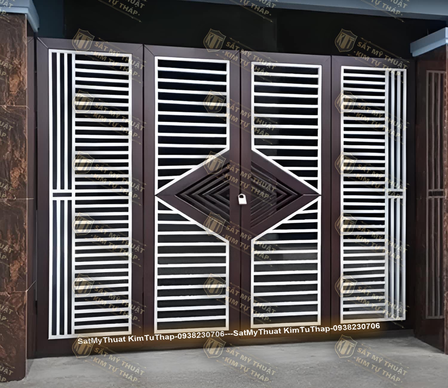 102+ mẫu cửa cổng sắt 4 cánh đẹp đơn giản & hiện đại giá rẻ nhất hiện nay Cửa cổng sắt 4 cánh đẹp hiện đại