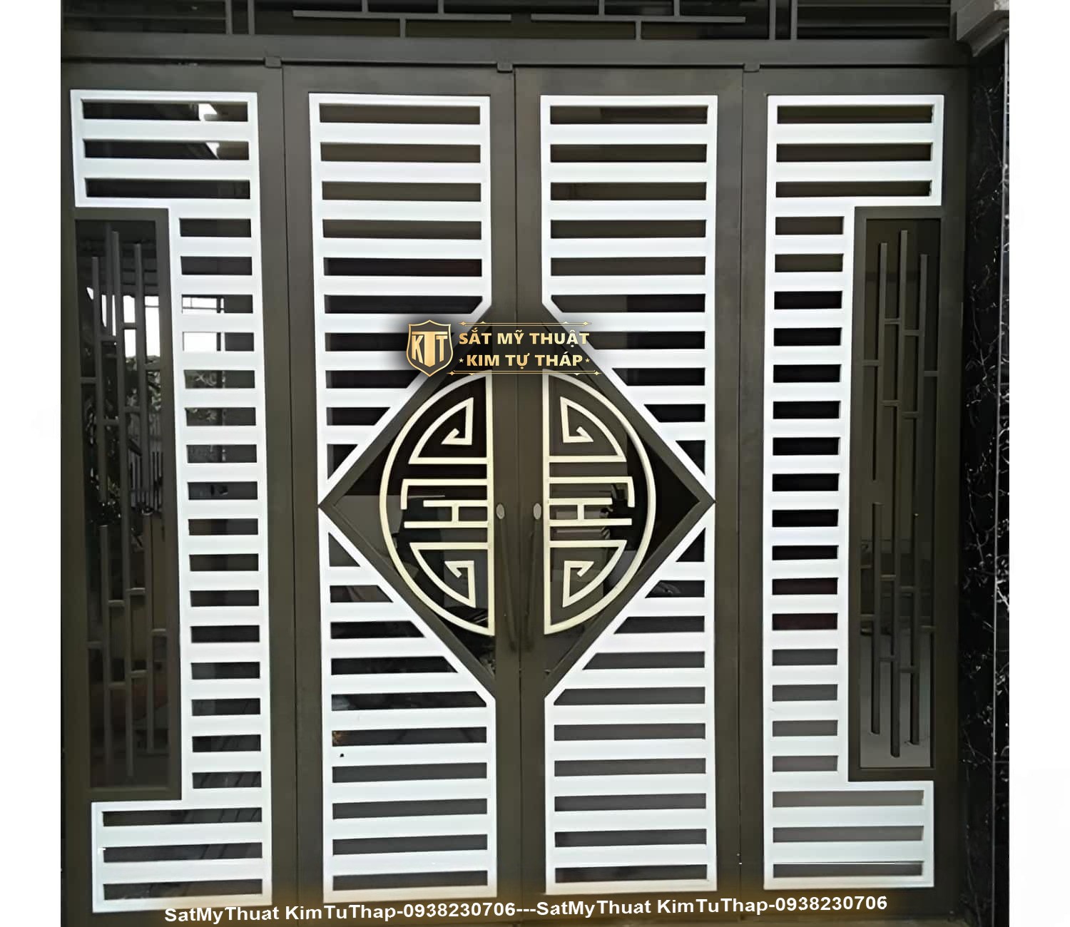 102+ mẫu cửa cổng sắt 4 cánh đẹp đơn giản & hiện đại giá rẻ nhất hiện nay Cửa cổng sắt 4 cánh đơn giản