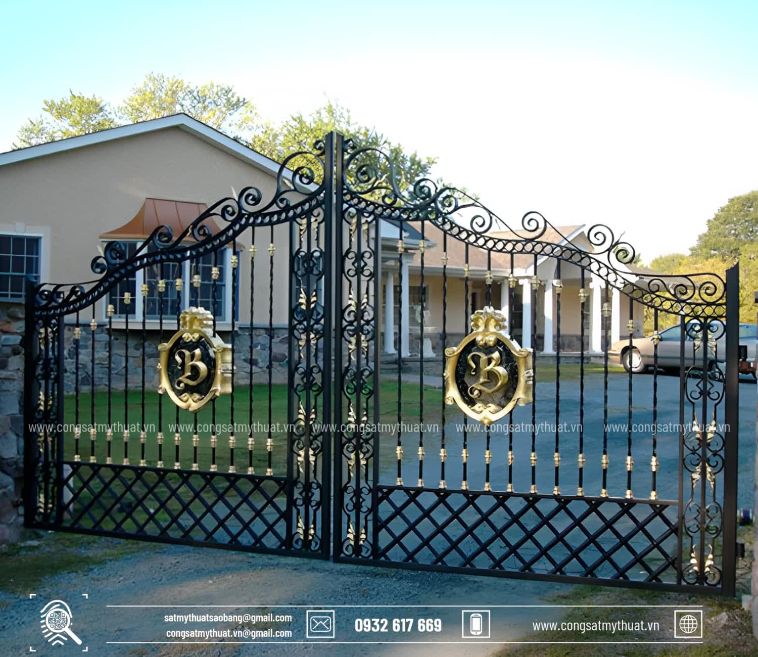 Điều kiêng kỵ khi làm cổng nhà: Vật nhọn đối xung với cổng nhà