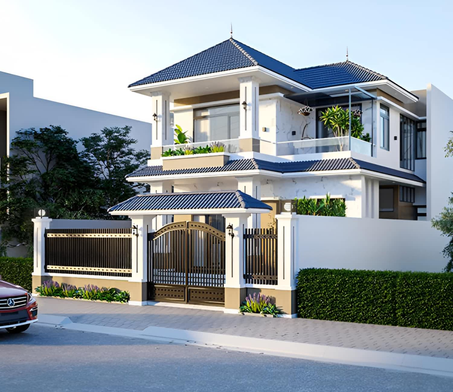 52+ Mẫu cổng nhà mái Nhật đẹp thời thượng nhất hiện nay kich-thuoc-cong-mai-nhat-hop-phong-thuy