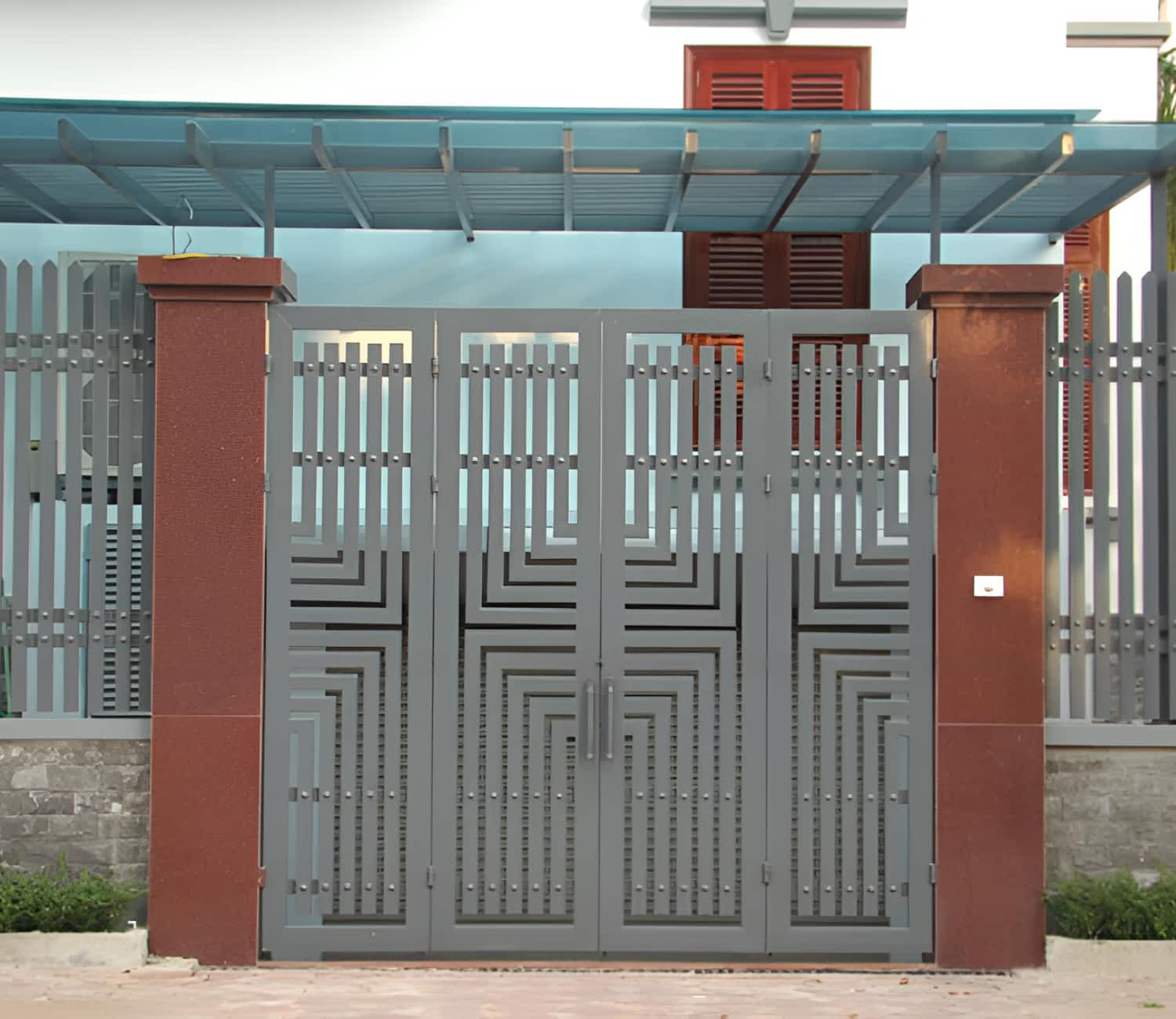 52+ Mẫu cổng sắt sơn tĩnh điện đẹp, sang trọng nhất hiện tại uu-diem-cong-sat-son-tinh-dien (1)