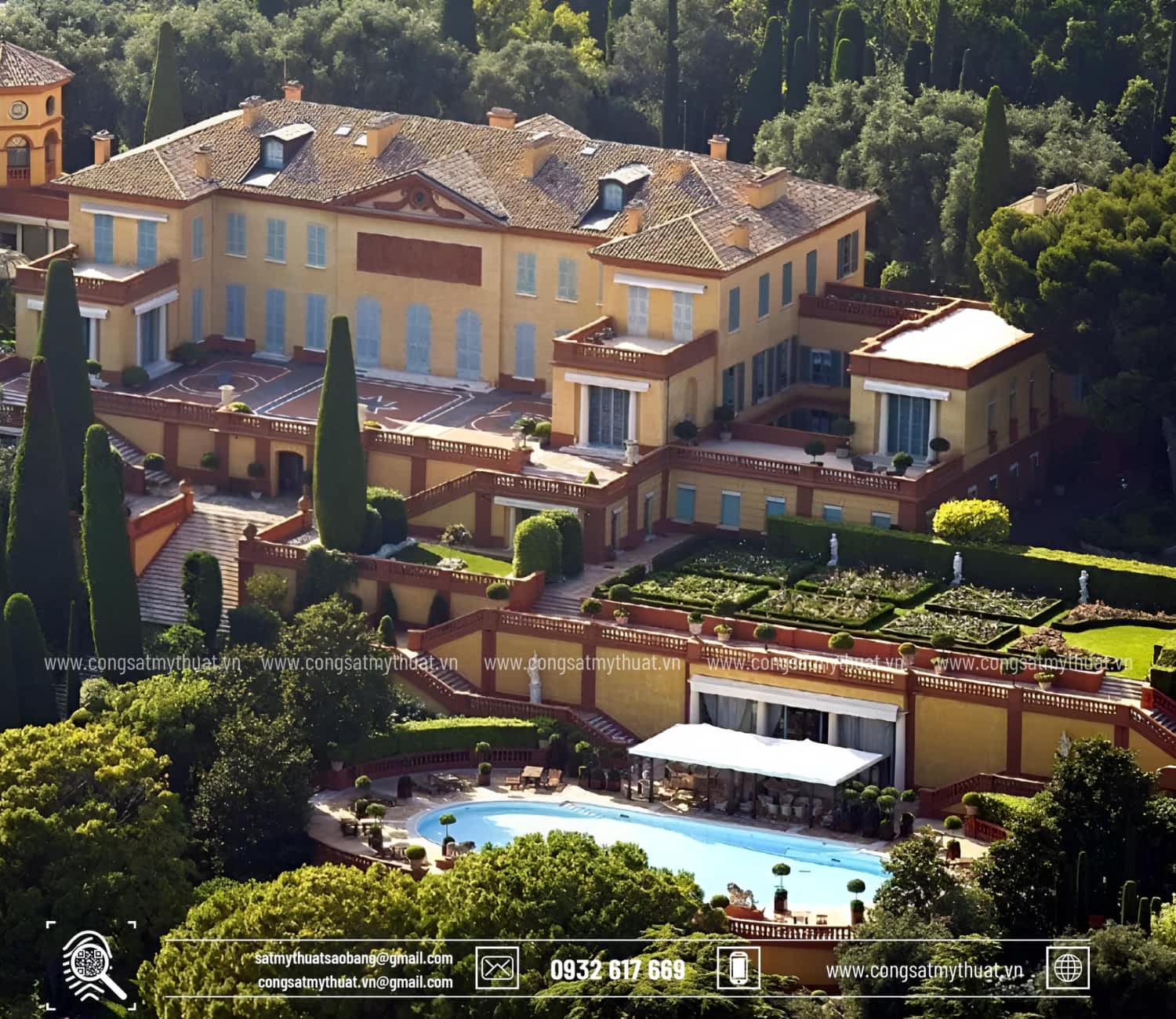 Villa Leopolda - 1 trong những biệt thự đẹp nhất thế giới tại Pháp